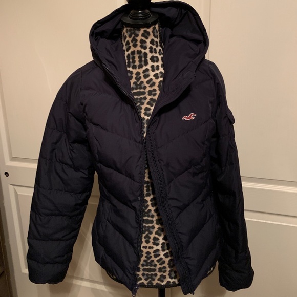 Hollister Jackets & Blazers - Blue Hollister Jacket/Coat